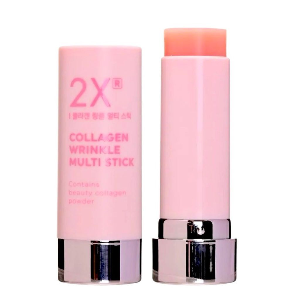 TONYMOLY 2X Collagen Wrinkle Multi Stick 10g Anti Aging Hydrating K-Beauty New